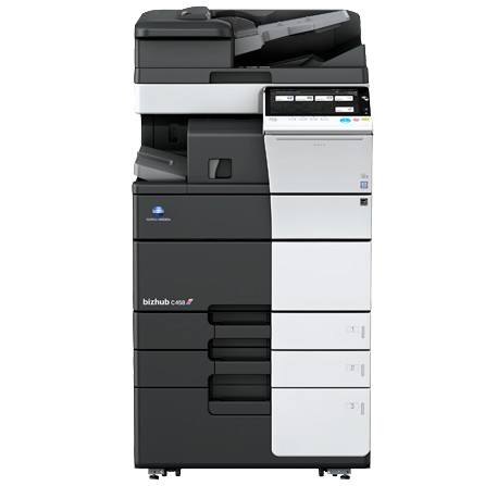 Konica Minolta bizhub C458 colour MFP rental Dubai UAE